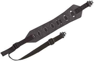 Picture of Allen Shooting Accessories, Gun Slings - Bighorn Rubber Sling, Charcoal Pad, Black Web