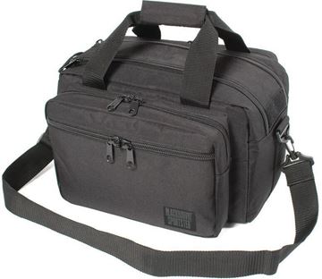 Picture of Blackhawk Bags & Cases - Sportster Deluxe Range Bag, Heavy Duty 600D Poly Weave, Three Large Compartments, 15"L x 11"W x 10"D, Black