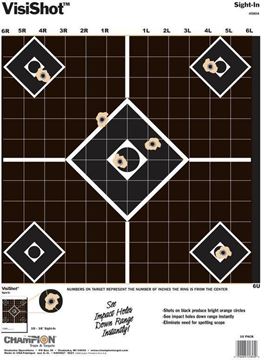 Picture of Champion Targets - VisiShot Sight-In, 13"x18", 10 Pack