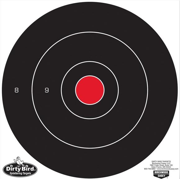 Picture of Birchwood Casey Targets, Dirty Bird Targets - Dirty Bird 12" Bull's-Eye Target, 12 Targets