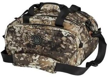 Picture of Beretta B-Xtreme Large Rang Bag - Holds 10 Boxes Shotgun Shells, Veil Camo, Water Repellent Material, 3 Outside Pockets, Adjustable Shoulder Strap, 9.5'' H x 15" L x 11" W