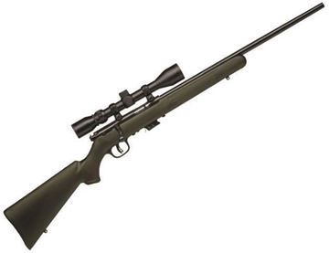 Picture of Savage 26721 Mark II FXP Bolt Action Rifle 22 LR, RH, 21 in Matte Black, ODG Syn Stk, 5+1 Rnd, Accu-Trigger