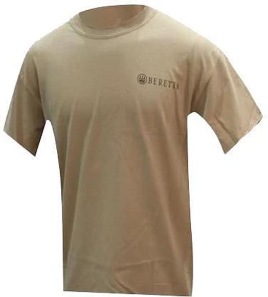Picture of Beretta Men's Clothing, Shirts - Trident Graphic Short Sleeve T-Shirt, Prairie Dust, M