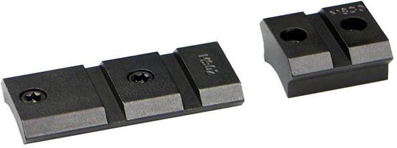 Picture of Warne Scope Mount - Maxima 2 Piece Steel Bases, Winchester Model 70 Safari Mag, Matte, (.330 Rear Hole Spacing)