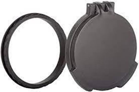 Picture of Tenebraex Tactical Tough Cover - Flip Cover with Adapter Ring, Objective, Black, Fits Schmidt Bender PMII 56mm