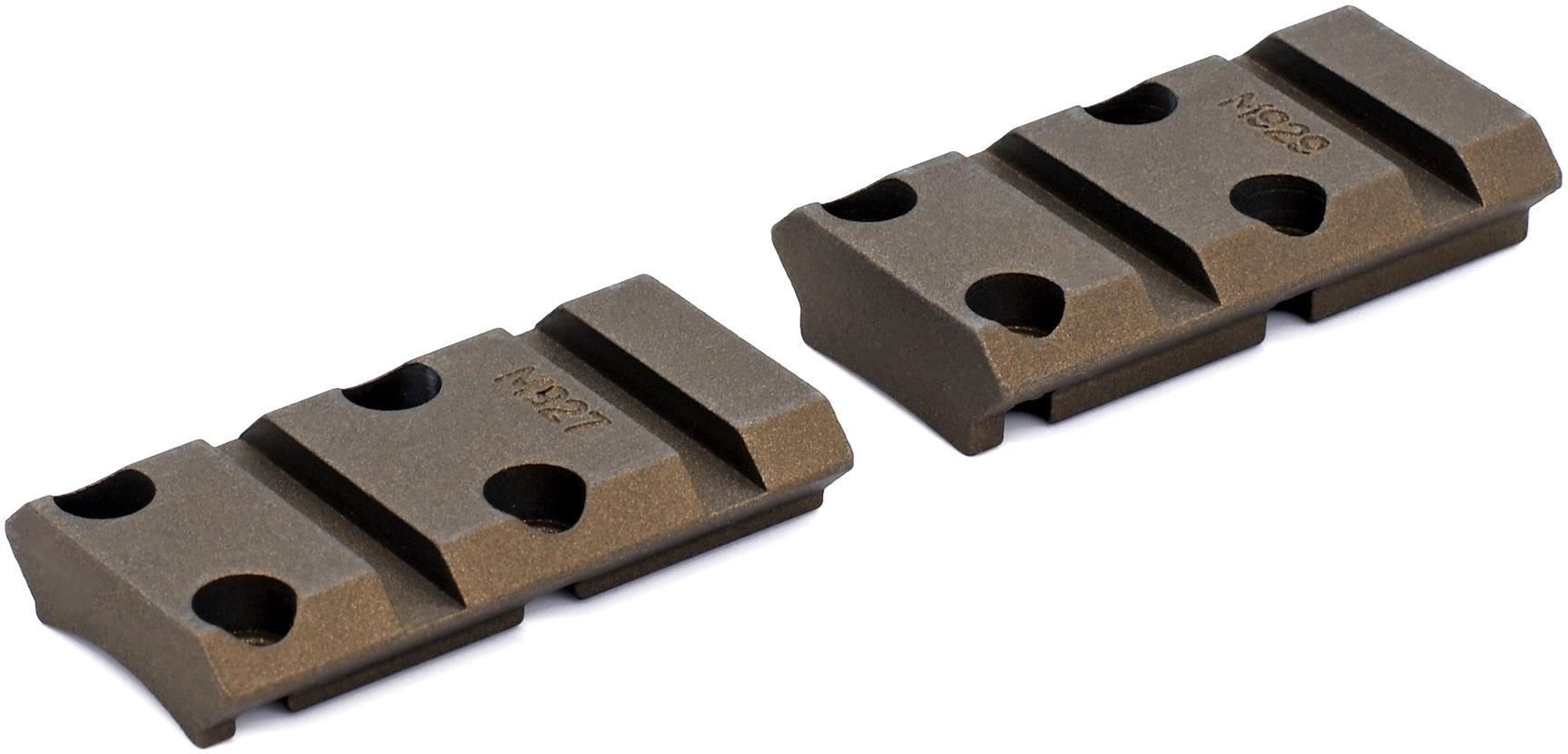 Warne Scope Mounts Maxima 2 Piece Steel Bases, Browning XBolt Short & Long Action, Burnt