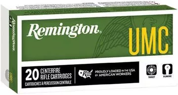 Picture of Remington UMC Rifle Ammo - 303 British, 174Gr, FMJ, 20rds Box, 2475fps