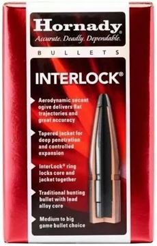 Picture of Hornady Rifle Bullets, InterLock - 30 Caliber (.308"), 150Gr, InterLock SP, 100ct Box