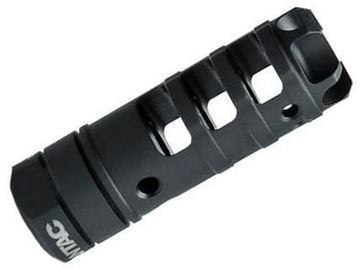 Picture of LANTAC Muzzle Devices, Brakes - Dragon Muzzle Brake, For AR10/AR308 Rifles, 7.62x51mm/.308 Caliber, Hardened Milspec Steel, Nitride Finish, 5/8-24 UNEF R/H Thread