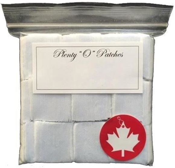 Picture of Plenty "O" Patches Cotton Patches - .45 Caliber R, .41/.45 Caliber BP, Square 2-1/4", 100pcs