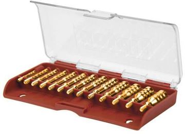 Picture of Tipton Gun Cleaning Supplies Jags & Bore Brushes - 13 Piece Solid Brass Jag Set
