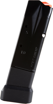 Picture of Walther Pistol Magazines - PPQ M2, 9mm Luger, 10rds, Black Aluminum Bases (Designed for Extended Magwell)