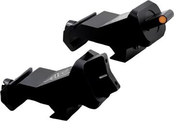 Picture of XS Sight Systems Rifle Sights - XTI2 DXS Standard Dot Ember Photoluminescent, 45 Angle Offset Sights,  Orange,
