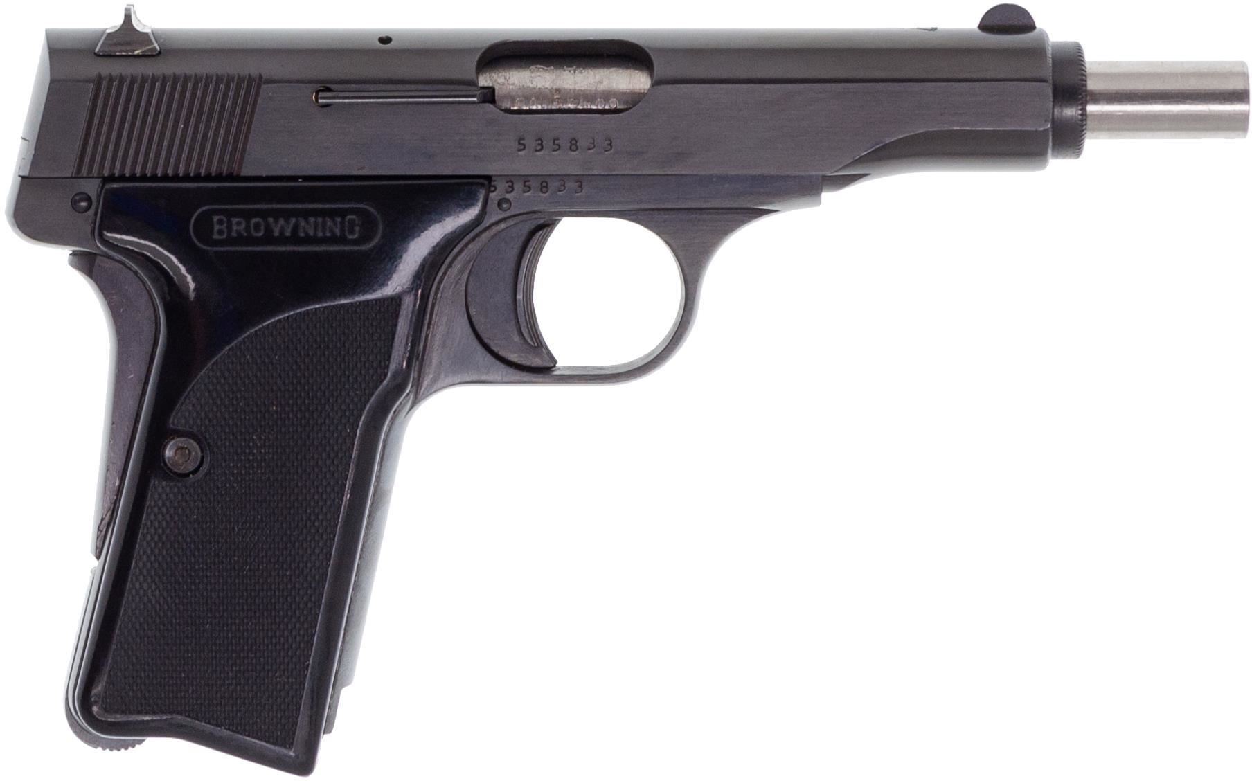 Used FN Browning 1910/71 Semi Auto Pistol, 380 ACP, Rebarreled to 113mm ...