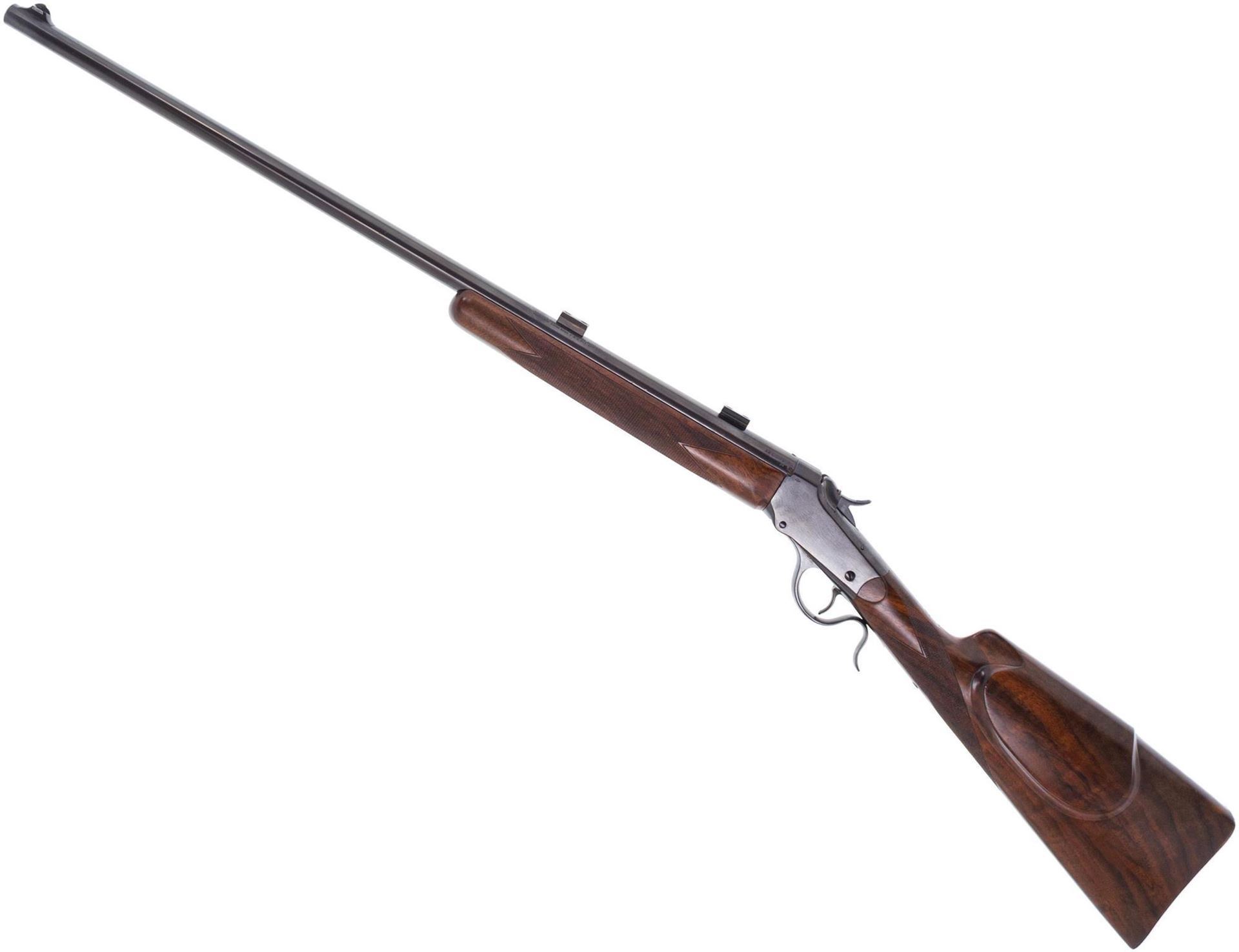 Used Winchester Custom 1885 Low Wall Falling Block Rifle, 22 LR, 28