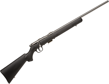 Picture of Savage Arms 17 Series, 93R17 FSS Rimfire Bolt Action Rifle - 17 HMR, 21", Matte Stainless, Matte Black Synthetic, 5rds, AccuTrigger