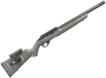 Picture of Ruger 10/22 Custom Shop Rimfire Semi-Auto Rifle - 22 LR, 16.12", Satin Black, Aluminum Receiver, Speckled Black/Gray Laminate, 10rds, Optics-Ready, 30 MOA Picatinny Rail, BX-Trigger, Adjustable Cheek Rest