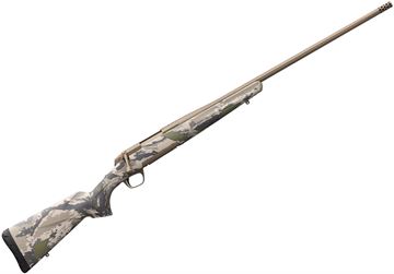 Picture of Browning X-Bolt Speed LR Bolt Action Rifle - 7mm-08 Rem, 22", Fluted Sporter Contour, OVIX Camo Composite Stock, Smoked Bronze Cerakote, Muzzle Brake, 3rds