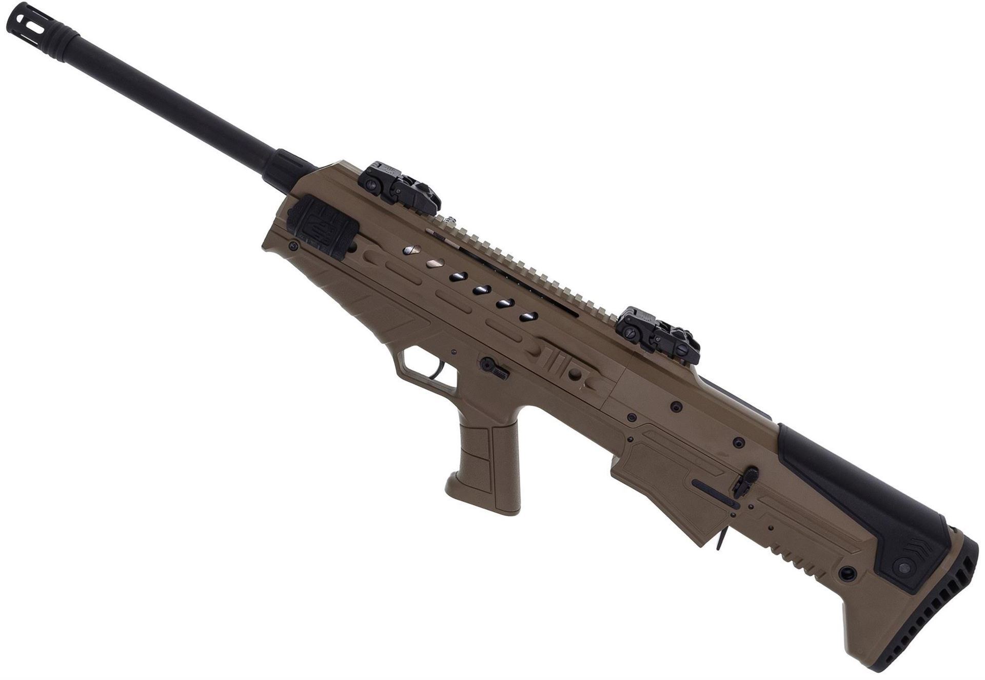 Used Charles Daly Ranger N4S SemiAuto Shotgun 12ga, 18.6", Flat Dark Earth, Flip Up Sights, 3