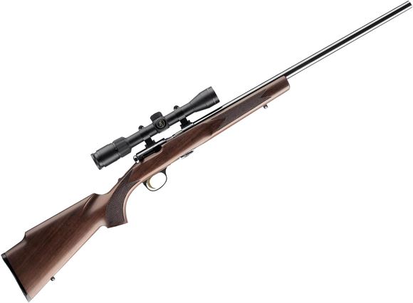 Picture of Browning T-Bolt Target/Varmint Rimfire Bolt Action Rifle - 22 LR, 22", Varmint Contour, Polished Blued, Grade I Black Walnut Stock, 10rds