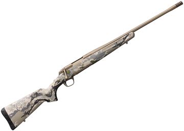Picture of Browning X-Bolt Speed Suppressor Ready Bolt Action Rifle - 300 PRC, 22", Fluted Sporter SR Contour, OVIX Camo Composite Stock, Smoked Bronze Cerakote,5/8"-24 threaded w/ Muzzle Brake, 3rds