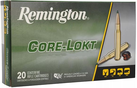 Picture of Remington Core-Lokt Centerfire Rifle Ammo - 260 Rem, 140Gr, Core-Lokt, Pointed Soft Point, 200rds Case