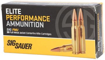 Picture of Sig Sauer Elite Performance Rifle Ammo - 308 Win, 150Gr FMJ, 20rds Box