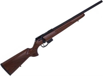 Picture of Anschutz 1761 D HB Classic Rimfire Bolt Action Rifle - 22 LR, 18"  Precision Barrel Threaded 1/2x28, Blued, Walnut Classic Stock, Single Stage Trigger 5061, 5rds, No Sights