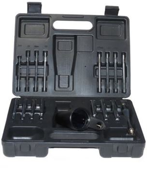 Picture of Sun Optics 18-Piece Boresight Kit with Hard Case -  Scope Mounting Kit, Includes: .117 To .50 Caliber Spud, Adjustable 12 To 20 Gauge, Collimato, Storage Box