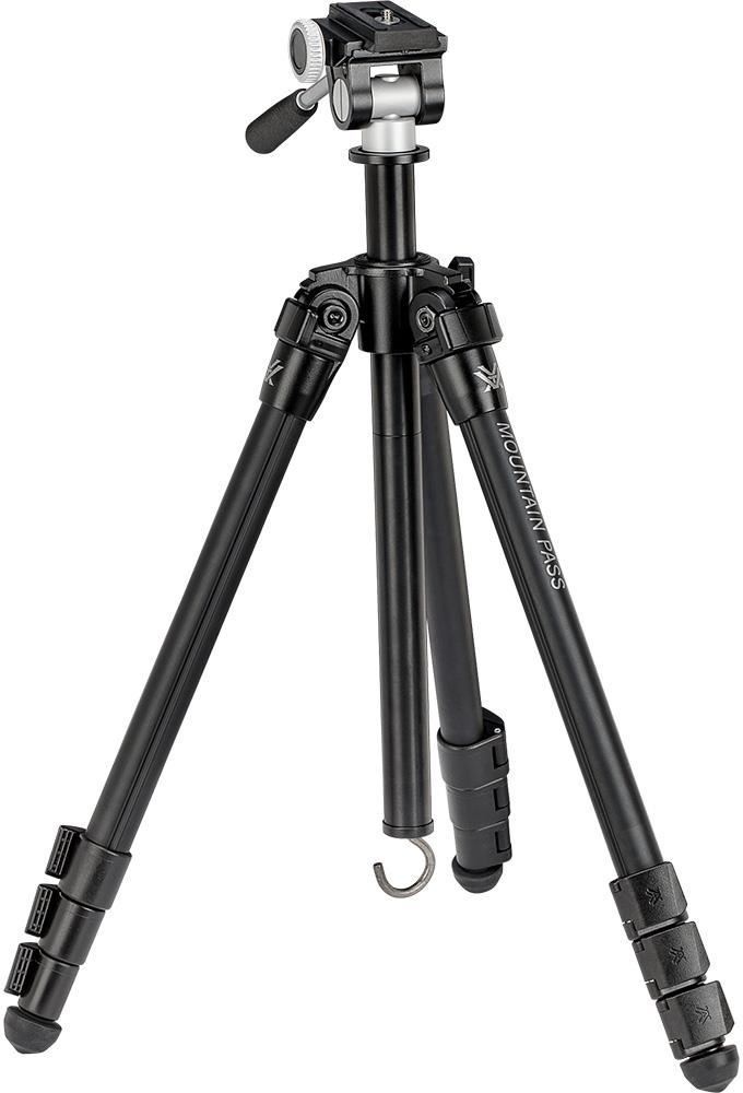 Vortex Mountain Pass Tripod Kit 956 Inches, Two Way Pan Head, 3.1