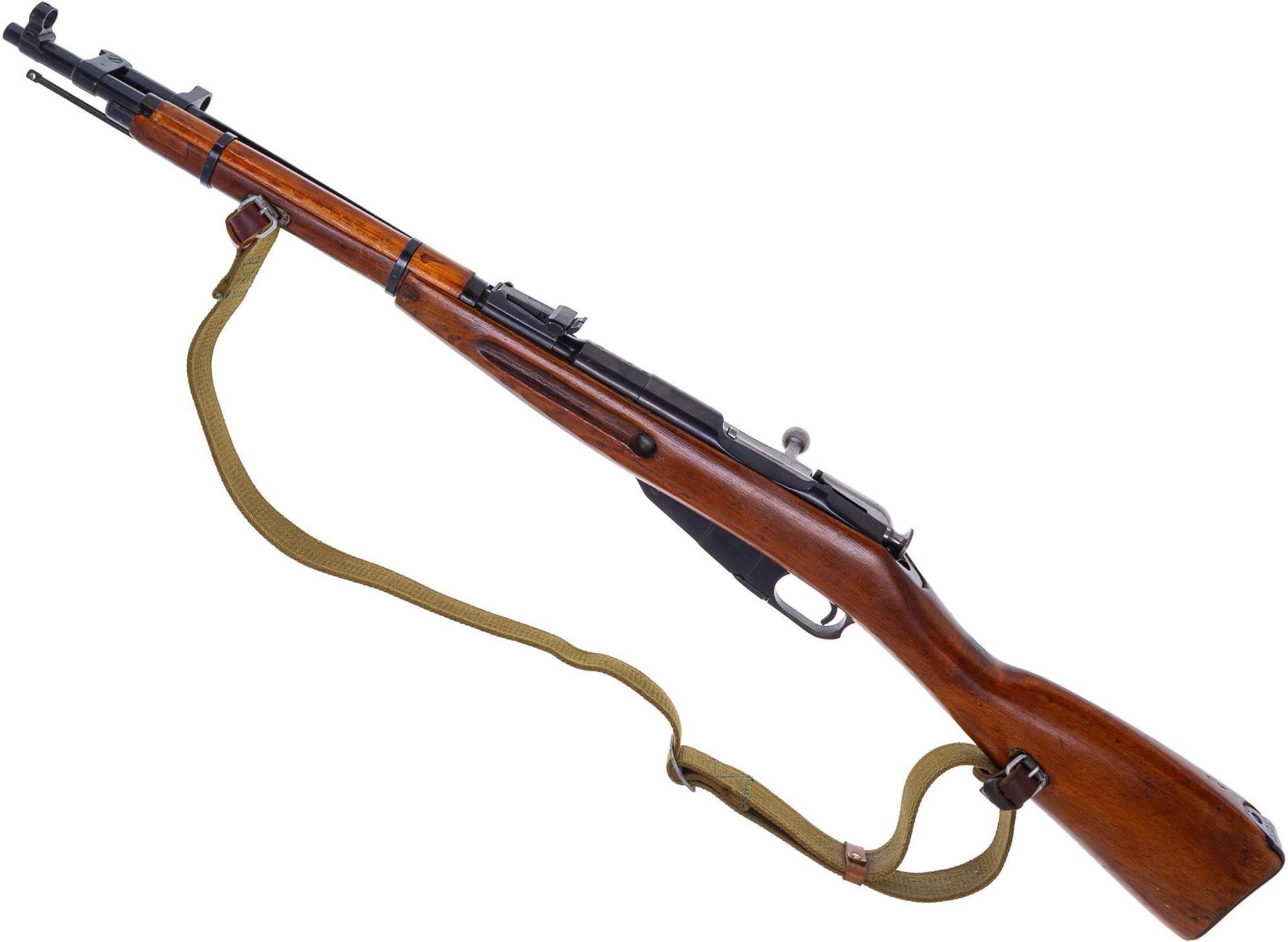 Used Mosin Nagant M44 BoltAction 7.62x54R, Full Military Wood, 1948