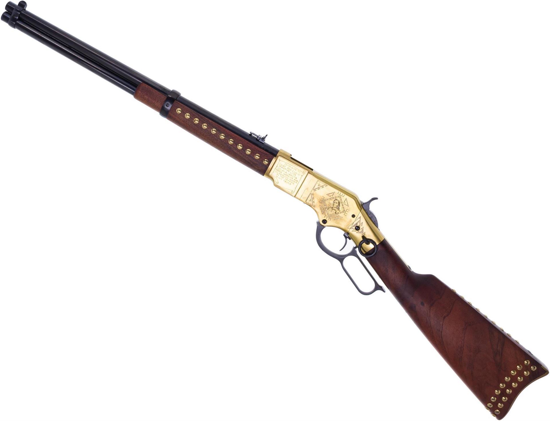 Used Uberti 1858 Remington Carbine Single-Action 44 Blackpowder, 20 ...