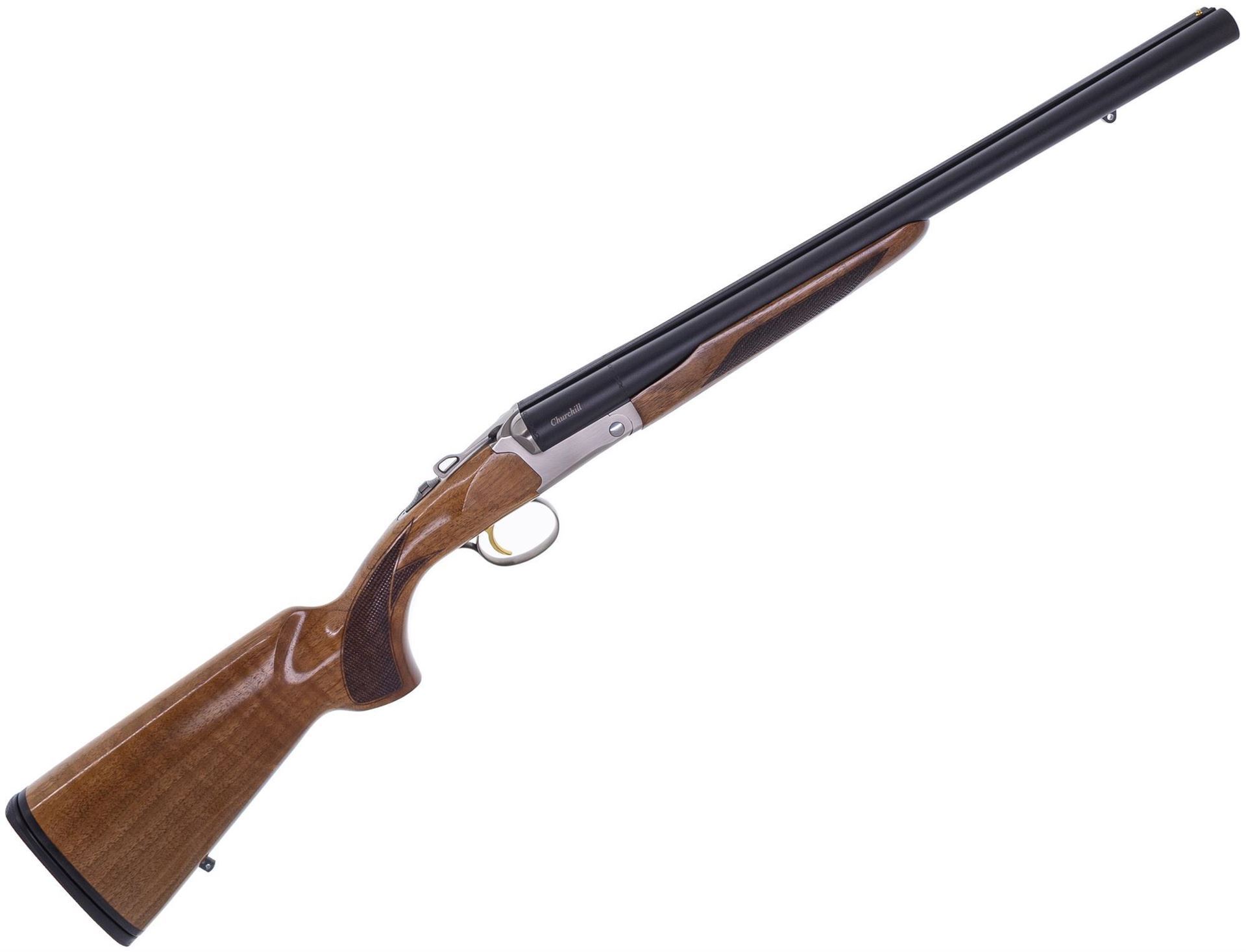 Churchill 512 Silver Side By Side Shotgun 12ga, 3", 20", Oil Finish
