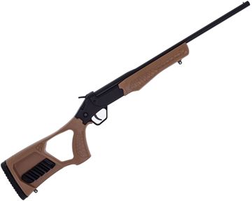 Picture of Rossi SS Poly "Tuffy" Break Action Shotgun - 410 Bore, 18.5'', Black, Tan Composite Stock, 12" LOP, Bead Sight
