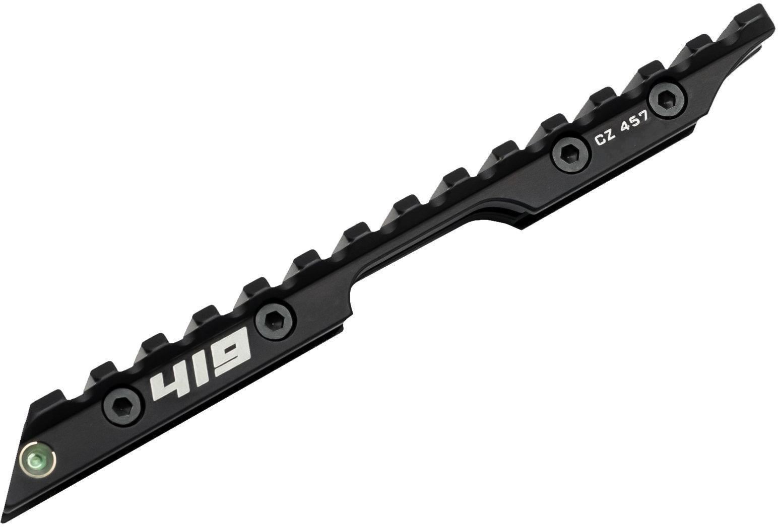 Area 419 Scope Base CZ 457, 30 MOA, T7075 Aluminum, Build In Level