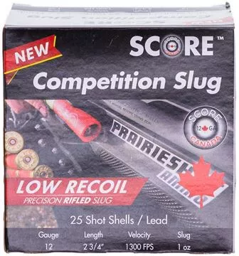 Score Competition Slug Shotgun Ammunition — Reliable Gun