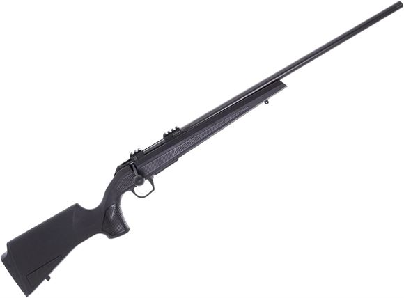 Picture of CZ 600 Alpha Bolt-Action Rifle - 223 Rem, 24" Cold Hammer Forged Barrel, Threaded m15X1, Black Polymer Stock, No Sights, Picatinny Scope Bases, Adjustable Single Stage Trigger, 5rds