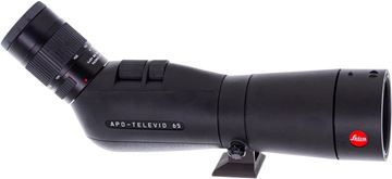 Picture of Leica Sport Optics, Spotting Scopes - APO TELEVID 65 Kit, 25-50X65, Angle View (45 Deg), Lense Covers, AquaDura Lens Coatings, Rubber Armored Magnesium Housing, Waterproof, (EYEPIECE INCLUDED)