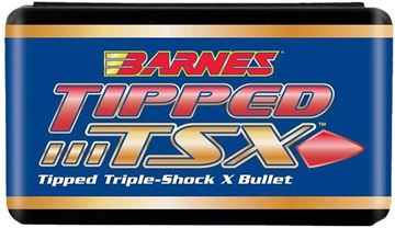 Picture of Barnes TTSX (Tipped Triple-Shock X) Hunting Rifle Bullets - 22 Caliber (.224"), 50Gr, Tipped TSX FB, 50ct Box
