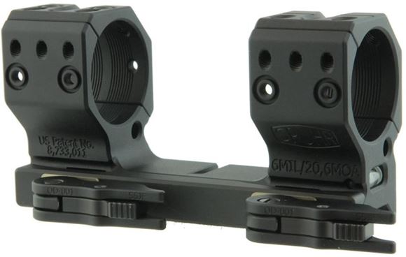 Picture of Spuhr Rifle Accessories - Scope Mount Picatinny Rail, 34mm, Quick Detachable, 0 MIL/0 MOA, Height: 34mm/1.38", Length: 121mm/4.76"