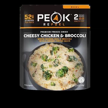 Picture of Peak Refuel Freeze Dried Meals - Cheesy Chicken & Broccoli