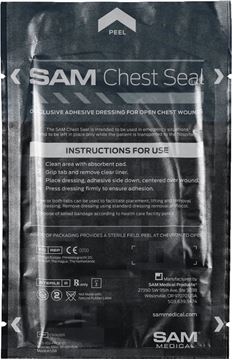 Picture of SAM - Chest Seal Non-Valved, 2/pk, Grey