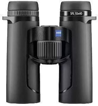 Picture of Zeiss Optics, SFL T* ULTRA-HD, 10x40, Matte Black, 400 mbar Water Resistance, 90% light transmission.