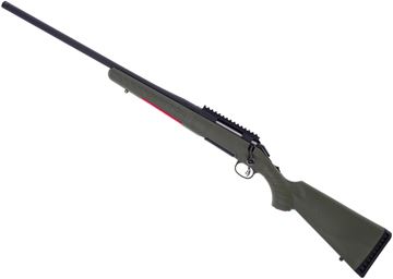 Picture of Ruger American Predator Bolt Action Rifle, Left Hand - 7mm-08 Rem, 22", Matte Black, Moss Green Composite Stock, 4rds