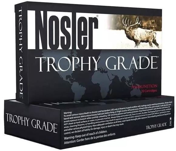 Picture of Nosler Trophy Grade Rifle Ammo - 30-06 SPRG, 165gr Partition, 20rds Box
