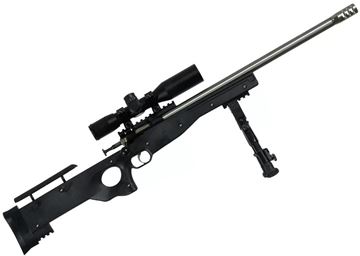 Picture of Keystone KSA2159 Precision Bolt Rifle 22 LR 16.125" BBL Black Syn S/S BBL, Packaged
