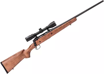 Picture of Savage Arms Axis Series Axis II XP Bolt Action Rifle - 30-06 SPRG, 22", Matte Black, Hardwood Stock, 4rds, w/ Bushnell Banner 3-9x40mm Scope, AccuTrigger