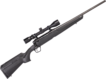 Picture of Savage 57266 Axis XP Compact Bolt Action Rifle 243 Win, 20" Bbl Blk Blk Syn Stock, 4 Rnd Dm, Weaver 3-9X40