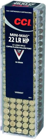 Picture of CCI Varmint Rimfire Ammunition