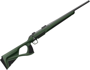 Picture of CZ 600 ERGO Bolt-Action Rifle - 6.5 Creedmoor, 22" Cold Hammer Forged Barrel, Threaded m15X1, Green Thumbhole Polymer Stock, No Sights, Picatinny Scope Bases, Adjustable Single Stage Trigger, 5rds